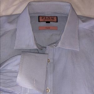📦📦 Pink Classic Fit French Cuff Dress Shirt XL
